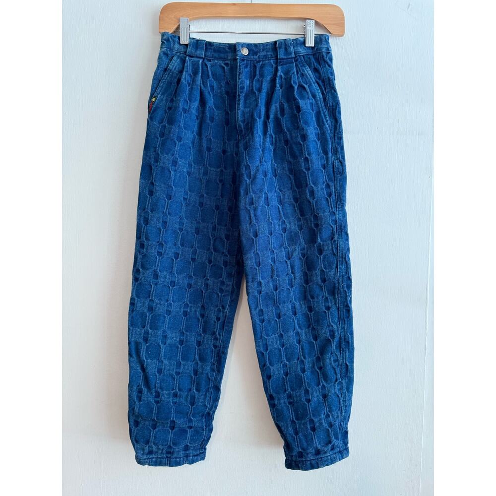 Jinglers Vintage Jeans fleece lined textured denim 80s early 90s Kids 134 / 9y